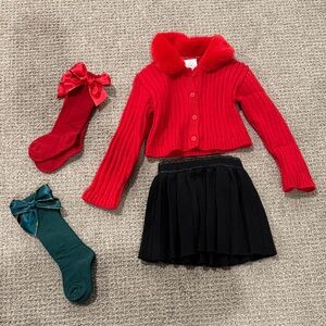 Girls holiday outfit